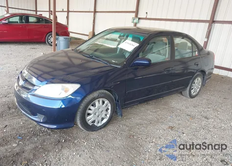 2005 Honda Civic Lx from USA, damaged, VIN 2HGES16525H534551